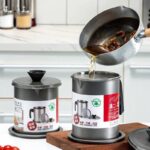 علبة حفظ وتصفية الزيت للمطبخ – Oil Filter Storage Container