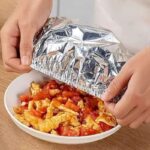 أغطية أطباق ألومنيوم (فويل) حرارية مرنة ومطاطية.