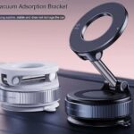 ومثبت هاتف ذكي للسيارة بتقنية الشفط وتفريغ الهواء الذكي (Vacuum Adsorption Bracket).