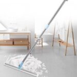 مساحة بلاط أرضيات ذكية بمقبض معدني طويل وقابل للتعديل (Smart Floor Squeegee with Extendable Long Handle).