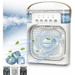 مكيف هواء ومروحة تبريد مائية محمولة مع مرطب نفاث (Portable Air Cooler & Humidifier Fan).