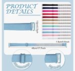 ⁦مشبك على شكل رقم 8 (8-shaped buckle) مع أحزمة قابلة للتعديل.⁩ - الصورة ⁦4⁩