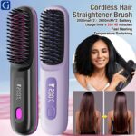 ⁦فرشاة فرد الشعر الحرارية (Electric Hair Straightening Brush).⁩ - الصورة ⁦5⁩