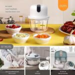 محضرة طعام كهربائية (Electric Food Chopper) ذات تصميم مطور.