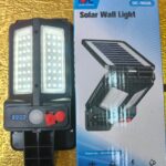 كشاف حائط شمسي LED مزدوج قابل للطي مع حساس حركة وشحن Type-C