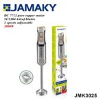 خلاط يدوي كهربائي جاماكي 3000 وات ستانلس ستيل – شفرة رباعية SUS304 (JMK3025)
