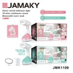 مكواة بخار يدوية جاماكي 1400 وات قابلة للطي – خزان 220 مل (JMK1109)