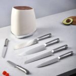 ⁦طقم سكاكين مطبخ مع حامل أنيق – 6 قطع⁩ - الصورة ⁦5⁩