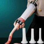 ⁦حقنة حشو السجق والنقانق اليدوية مع 3 فوهات⁩ - الصورة ⁦4⁩