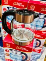 ⁦غلاية كهربائية زجاج HOOR سعة 2 لتر – 2000 وات⁩ - الصورة ⁦2⁩