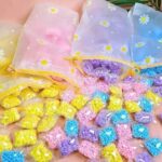 أكياس معطرة للخزانة والأدراج مع حبيبات عطرية (طقم متعدد الألوان)
