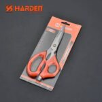 مقص متعدد الوظائف بشقاب برتقالية من ماركة هاردن (HARDEN Multi-purpose Scissors - 220mm).