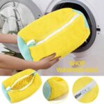 حقيبة غسيل الأحذية في الغسالة ذات الشعيرات الداخلية (Shoe Washing Bag / Sneaker Laundry Bag).