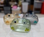 علبة أو حامل مناديل على شكل ضفدع كرتوني لطيف (Cute Frog Tissue Box / Holder).