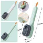 فرشاة تنظيف الملابس والأحذية ذات الخزان السائل بضغط الزر (Liquid Dispensing Cleaning Brush / Laundry Brush).