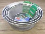 ⁦مجموعة مصافي ومناخل ستانلس ستيل شبكية (Stainless Steel Mesh Colander / Strainer Basket Set).⁩ - الصورة ⁦2⁩