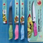 سكين تقطيع الفواكه بمقبض بلاستيكي متين (Hard Durable Plastic Handle Stainless Steel Fruit Knife - Model: SJ7640).