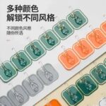 خطافات جدارية لاصقة بتصميم أرنب شفاف (Cute Rabbit Adhesive Wall Hooks).