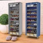 خزانة أو جزامة أحذية قماشية متعددة الطبقات (Fabric Shoe Rack / Storage Organizer).