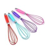 خفاقة بيض أو مزج سيليكون مغلفة (Silicone Wire Whisk / Egg Beater).