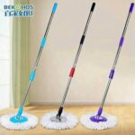 ممسحة أرضيات دوارة مع عصا تلسكوبية (Spin Mop / Floor Cleaning Mop).