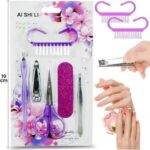طقم العناية بالأظافر والمانيكير المتكامل (Manicure & Nail Care Tool Set) من العلامة التجارية AI SHI LI.