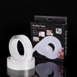 شريط لاصق شفاف متعدد الاستخدامات وقابل لإعادة الاستخدام (Ivy Grip Tape / Double-Sided Nano Tape).