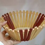 سلة تقديم وتمليح خشبية قابلة للتمدد والطي