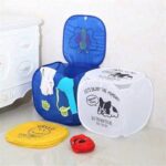 ⁦سلة غسيل وتخزين قماشية قابلة للطي برسومات كرتونية للأطفال (Collapsible Cartoon Laundry & Toy Storage Hamper).⁩ - الصورة ⁦2⁩
