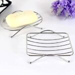 حامل صابون سلكي معدني بتصميم أنيق ومرفوع (Stainless Steel Wire Soap Dish / Holder).