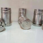 طقم رشاشات بهارات استانلس ستيل بغطاء دوار – 6 قطع
