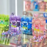 زمزمية أو مطارة ماء مربعة بتصميم شخصية ستيتش مع حزام للكتف (Stitch Character Water Bottle).