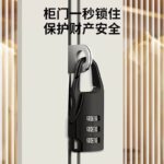 ⁦قفل أمان برقم سري للأمتعة والحقائب (3-Dial Combination Luggage Padlock).⁩ - الصورة ⁦2⁩