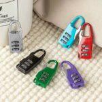 ⁦قفل أمان برقم سري للأمتعة والحقائب (3-Dial Combination Luggage Padlock).⁩ - الصورة ⁦3⁩