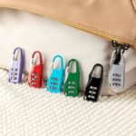 ⁦قفل أمان برقم سري للأمتعة والحقائب (3-Dial Combination Luggage Padlock).⁩ - الصورة ⁦4⁩