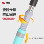 ⁦ممسحة أرضيات قطنية ذاتية العصر بدون استخدام اليدين - ماركة ويجيه (Weijie Self-Wringing Cotton Mop).⁩ - الصورة ⁦2⁩