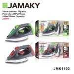 مكواة بخار كهربائية منزلية - ماركة جاماكي موديل JMK1102 (JAMAKY Steam Iron - Model JMK1102).