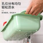 ⁦مصفاة وسلة مغسلة قابلة للسحب لتصريف الخضروات والفواكه (Retractable Kitchen Sink Colander / Drain Basket).⁩ - الصورة ⁦2⁩