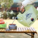 ⁦كيس ماء محمول قابل للطي للرحلات والأنشطة الخارجية (Outdoor Portable Foldable Water Bag / Container).⁩ - الصورة ⁦3⁩