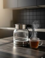 ⁦غلاية ماء كهربائية زجاجية سعة 2 لتر - ماركة هور (HOOR Electric Kettle - Model FA-9827).⁩ - الصورة ⁦2⁩