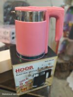 غلاية ماء كهربائية بلاستيكية/ستانلس ستيل سعة 2.3 لتر - ماركة هور موديل MA-6818 (HOOR Electric Kettle - Model MA-6818).