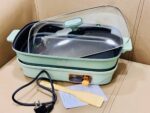 ⁦مقلاة كهربائية متعددة الاستخدامات وقابلة للفصل - مثالية لمختلف الأطعمة (Detachable Multiple Electric Pan / Multifunctional Electric Hot Pot).⁩ - الصورة ⁦9⁩