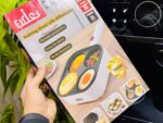 ⁦مقلاة كهربائية صغيرة متعددة العيون / صانعة بان كيك وبيض مانعة للالتصاق (Mini Electric Multi-Hole Frying Pan / Pancake & Egg Maker).⁩ - الصورة ⁦4⁩