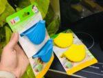 ⁦طقم ماسكات سيليكون مقاومة للحرارة لحمل الأواني – قطعتان⁩ - الصورة ⁦2⁩